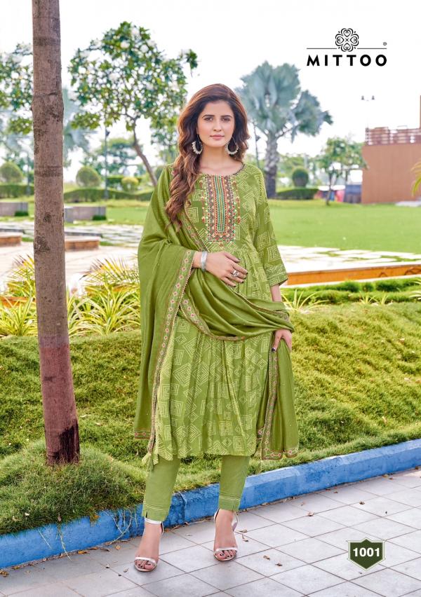 Mittoo Sindoor Designer Kurti With Bottom Dupatta Collection